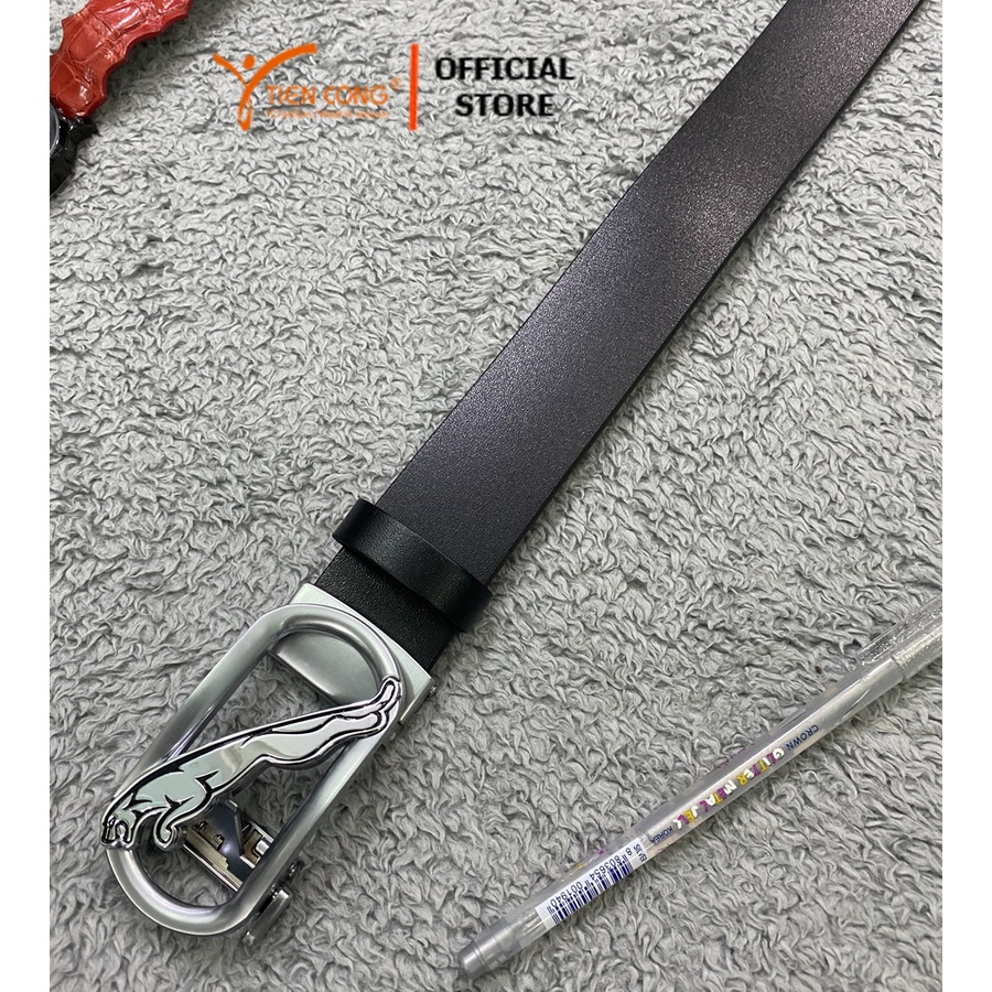 Thắt Lưng Nam da bò 2 lớp cao cấp đầu khóa thời trang TIẾN CÔNG TCN1199