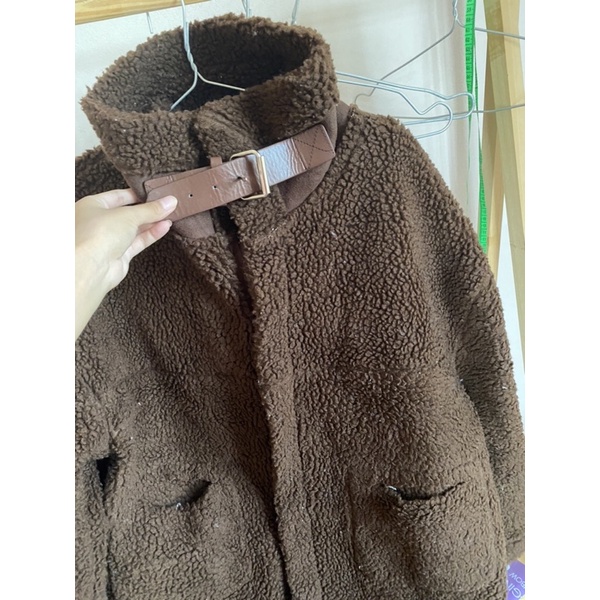 Áo lông nâu tây  hàng 2 hand loại 1 new 97%