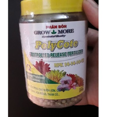 Phân tan chậm hữu cơ cá Profish chile 200g cho xương rồng sen đá, cay trồng trong nhà (viên tròn màu đen)