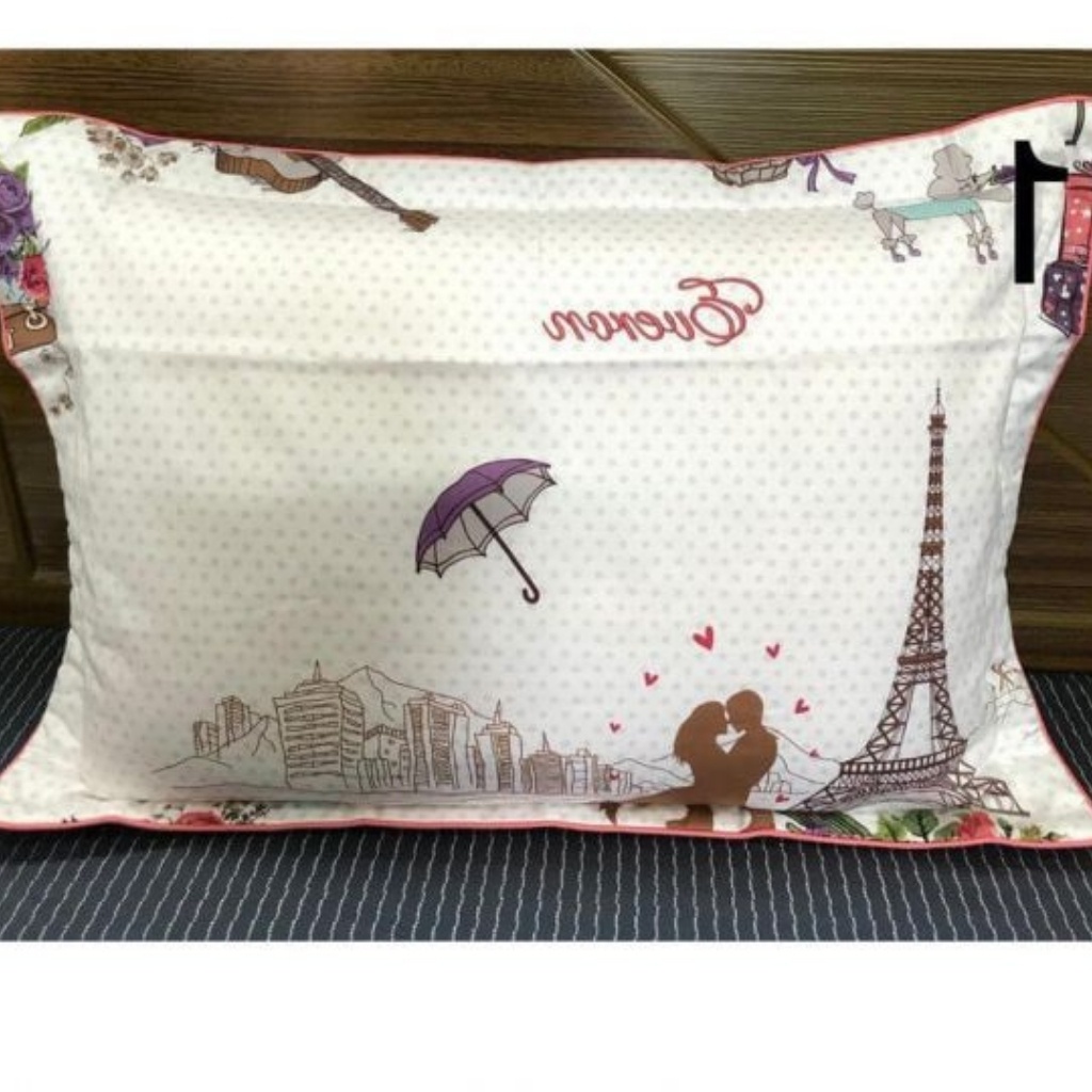 Gối cho bé 2 tuổi đến 10 tuổi, gối trẻ em cotton KÍCH THƯỚC 35x50 cm - ruột gối làm bằng bông Microfiber