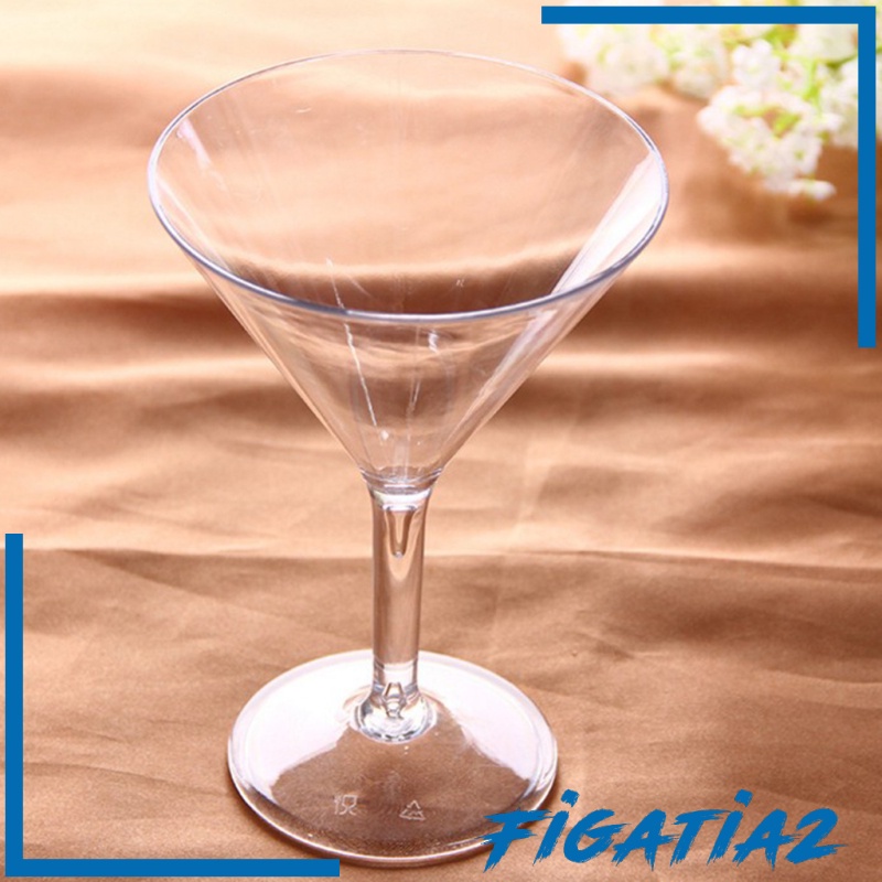 [FIGATIA2] Stylish Martini Glass Cocktail Goblet Wine Champagne Drink Cup 190ml Premium