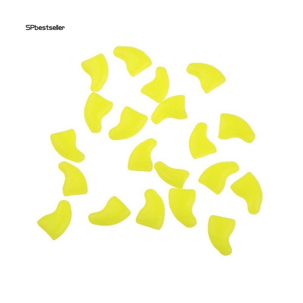 Bộ 20 vỏ gắn bảo vệ móng cho mèo cưng kèm keo dán an toàn tiện lợi