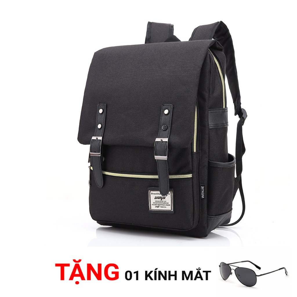 Balo thời trang vải kaki cao cấp ( đựng được laptop và nhiều đồ dùng ) Hot 2018- HQ12