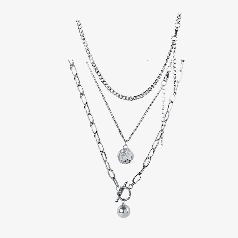 Dây Chuyền Nhiều Lớp Mặt Hình Chân Dung Thời Trang 2206 Cho Cặp Đôi