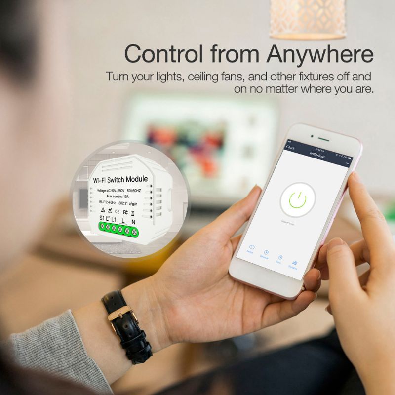 Mô Đun Rơ Le Công Tắc Đèn Thông Minh Kết Nối WiFi