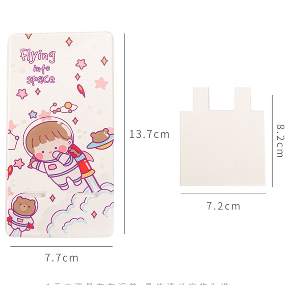 Giá Đỡ Điện Thoại Bằng Acrylic Trong Suốt Hình Thỏ Hoạt Hình Dễ Thương
