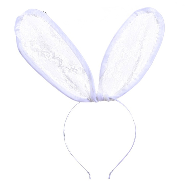 Băng Đô Tai Thỏ Phối Ren Gợi Cảm Dành Cho Nữ