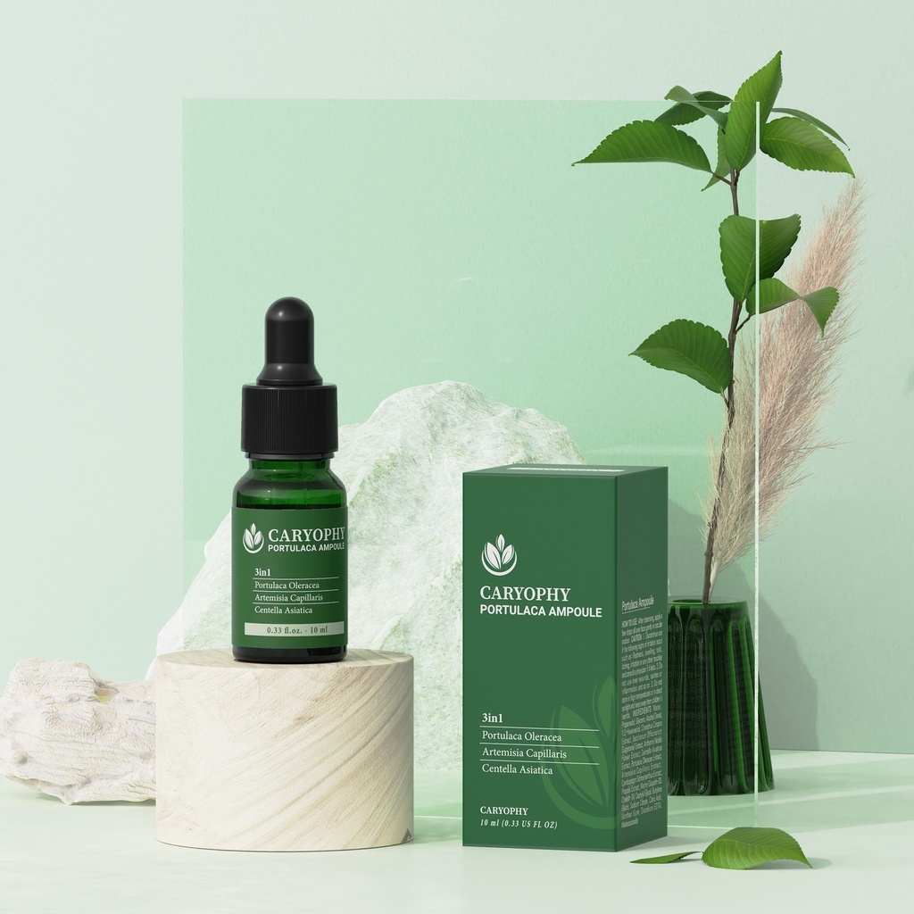 Serum Caryophy portulaca ampoule giảm mụn thâm NPP Shoptido 10ml