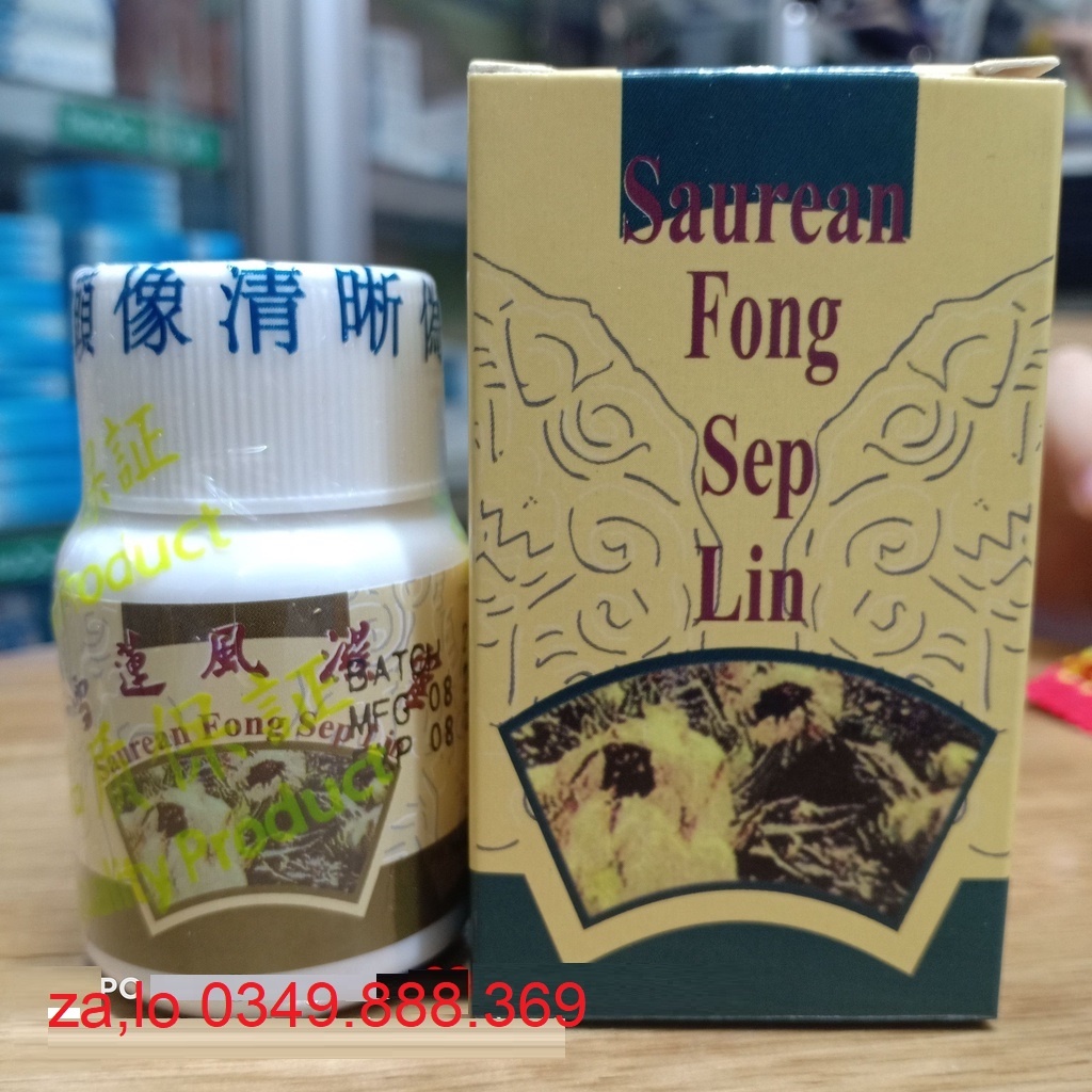 Tuyết Liên Phong Thấp Linh Saurean Fong Sep Lin - Hỗ Trợ Đau Nhứt Xương Khớp - Hộp 30 viên