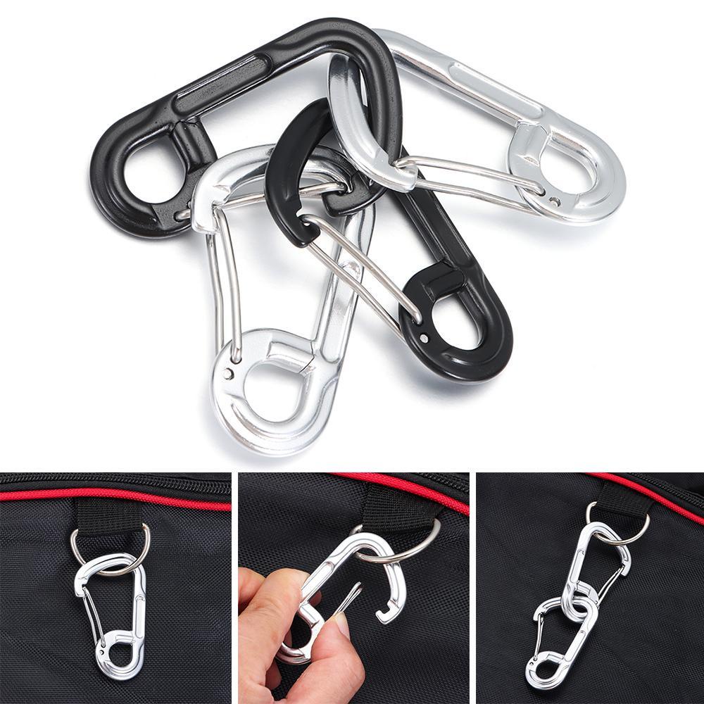 Set 2 Móc Chìa Khóa Leo Núi Bằng Hợp Kim Nhôm Chất Lượng Cao
