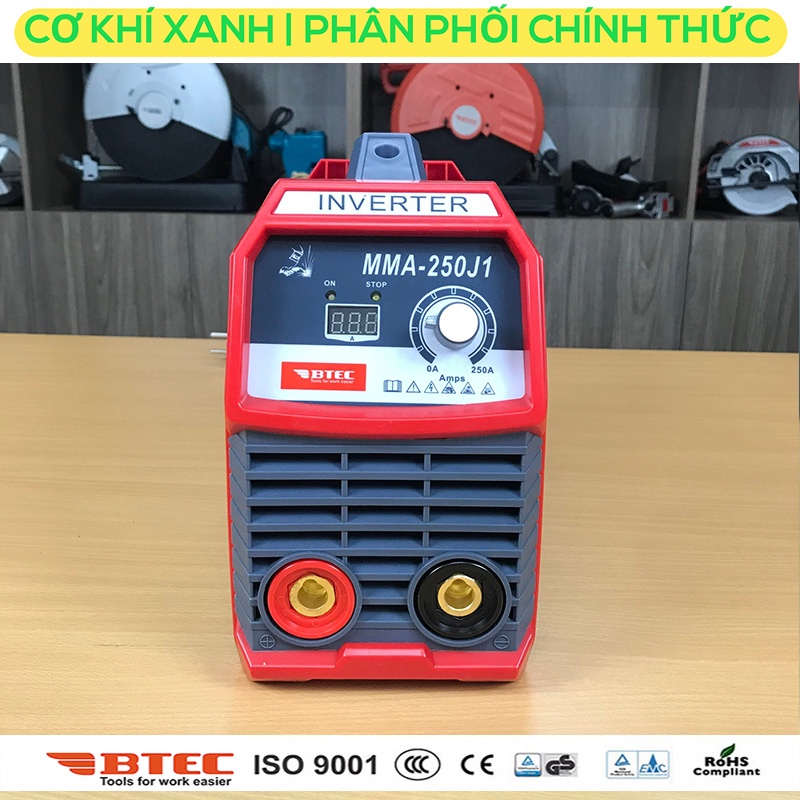 Máy hàn que điện tử BTEC MMA-250J1