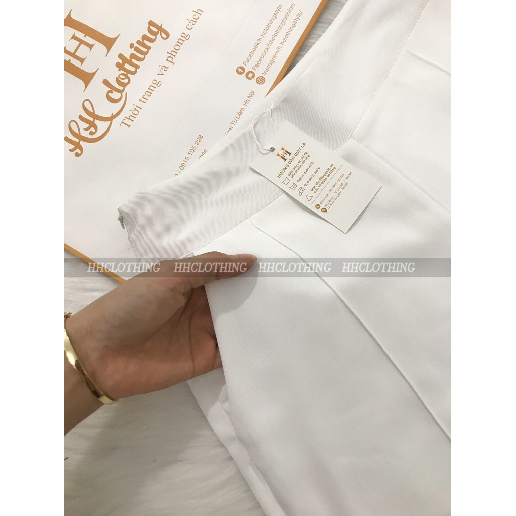 Set áo sơ mi cúc kiểu + quần suông ly trước HH Clothing