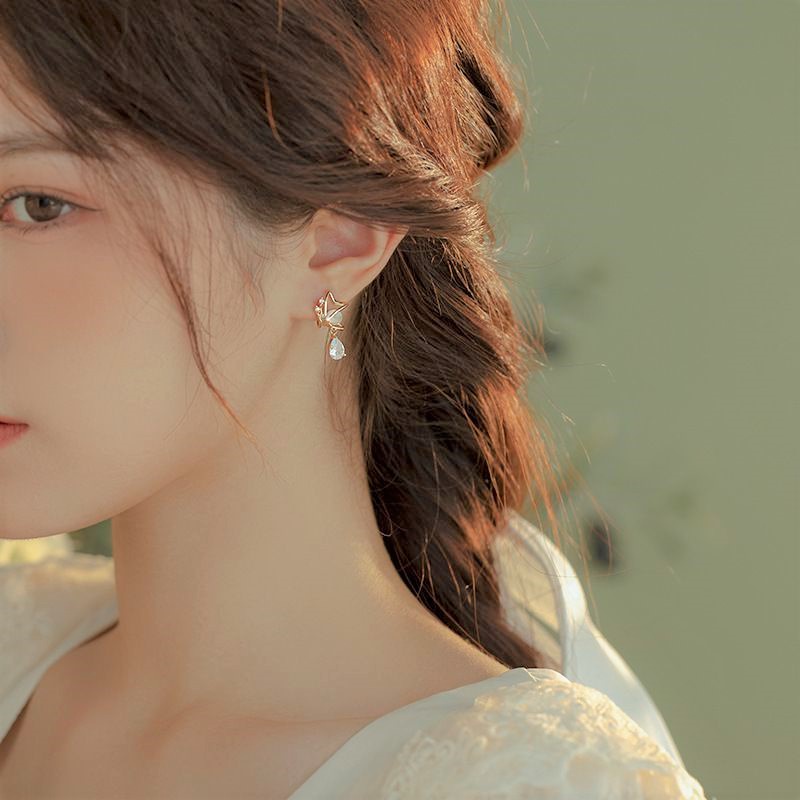 [HOT] BÔNG TAI KHUYÊN TAI ĐÍNH ĐÁ HÌNH CÁNH BƯỚM SANG TRỌNG DỄ THƯƠNG CÁ TÍNH THỜI TRANG222BT080