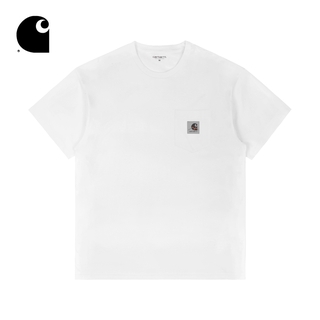 Áo thun Carhartt Wip tay ngắn in họa tiết logo ngọn núi phong cách xuân hè cho nam