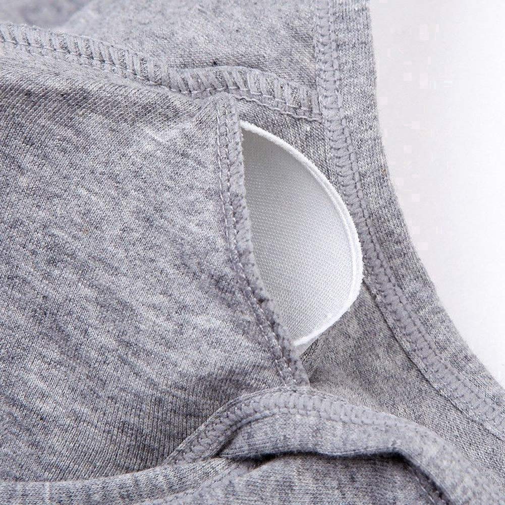 Women Cotton Anti-Sagging Sports Bra Wire free Run Yoga Bra