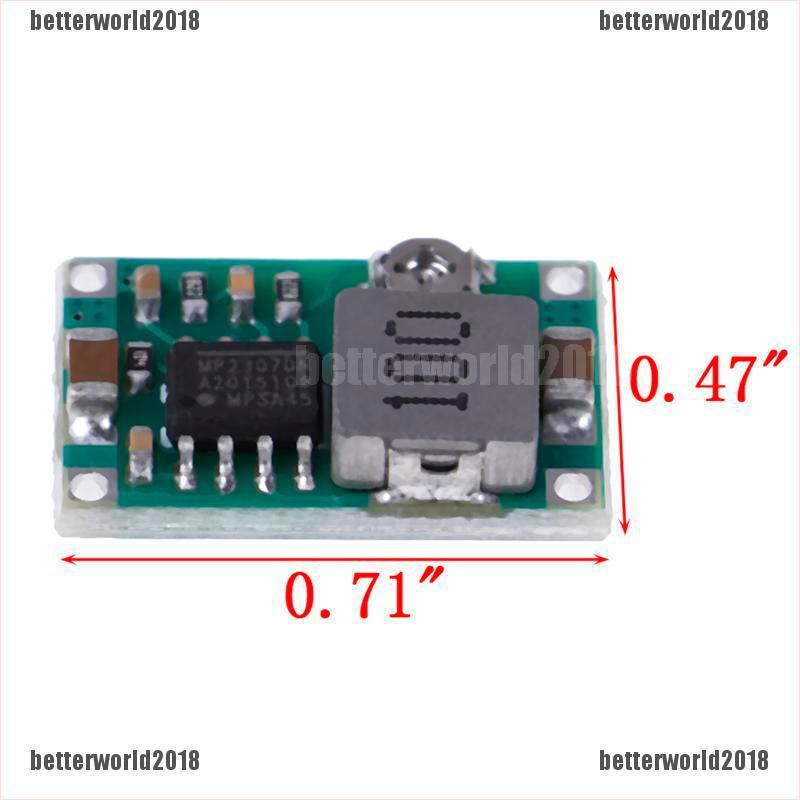 Bộ điều chỉnh điện áp 3A Mini DC-DC hạ áp chuyển đổi 5V-23V thành 3.3V 6V 9V 12V