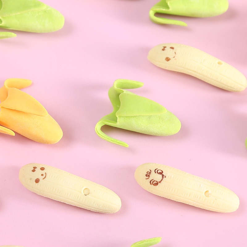 2 Cục tẩy hình quả chuối dễ thương sáng tạo