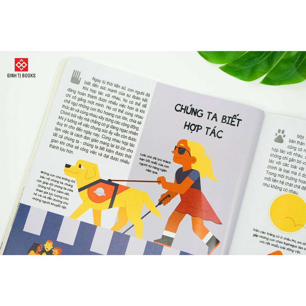 Sách thiếu nhi - Con người &amp; Động vật - Những điểm tương đồng thú vị