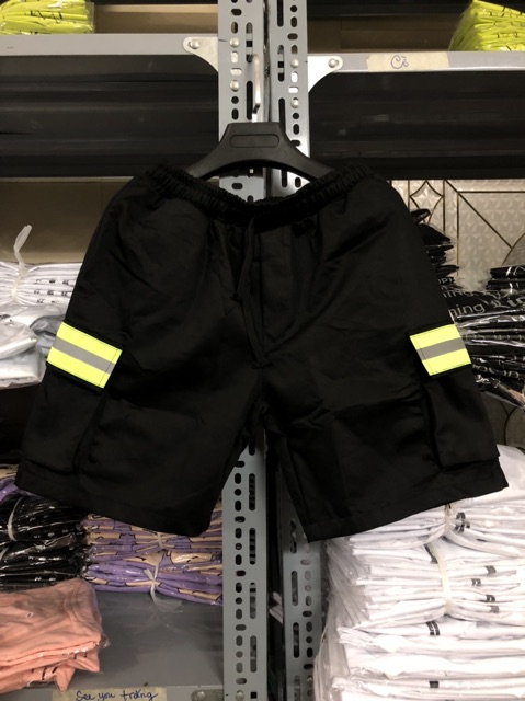 Quần SHORT KAKI TÚI HỘP PHẢN QUANG  Nam Nữ Unisex 1hitshop