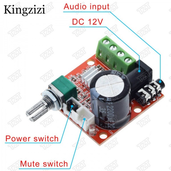 Bảng Mạch Khuếch Đại Âm Thanh Hifi mini hi-fi pam8610 2x10w 10W 10W Chuyên Dụng
