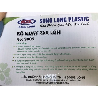 Bộ Quay Rau Lớn Songlong