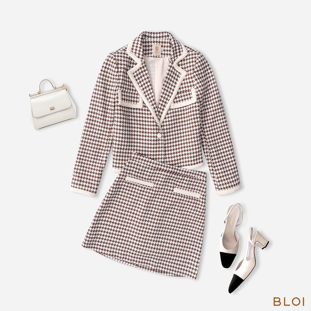 Bộ Áo Khoác Tweet Kiểu Dáng Cao Cấp Thời Trang Thiết Kế NORICK