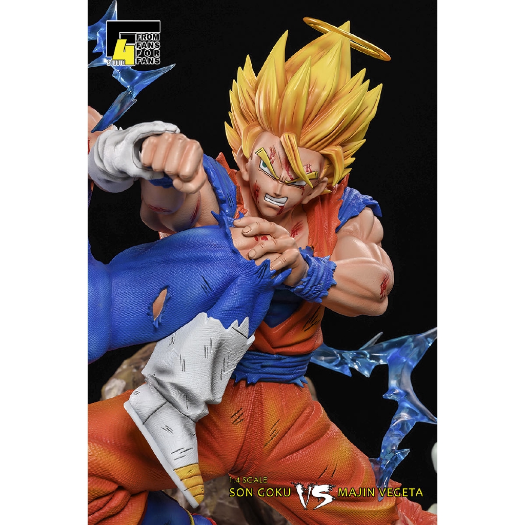 Hot Siêu phẩm Mô Hình Dragon Ball Super 2 Goku vs Demonized Vegeta có đèn led