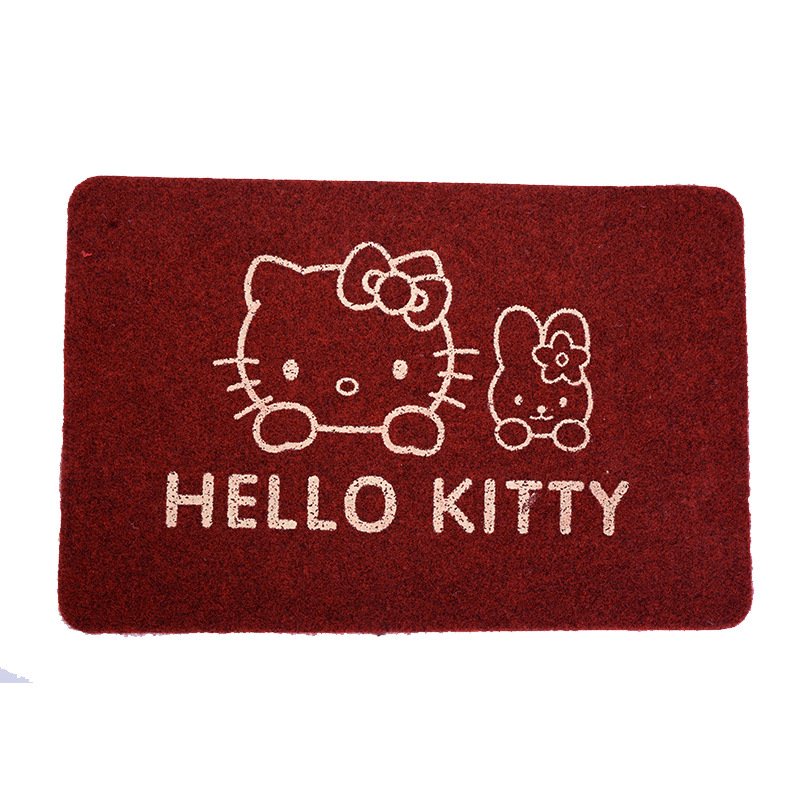 Thảm lau chân mèo Hello kitty cute
