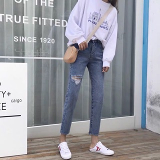 Quần jeans mài size S M L
