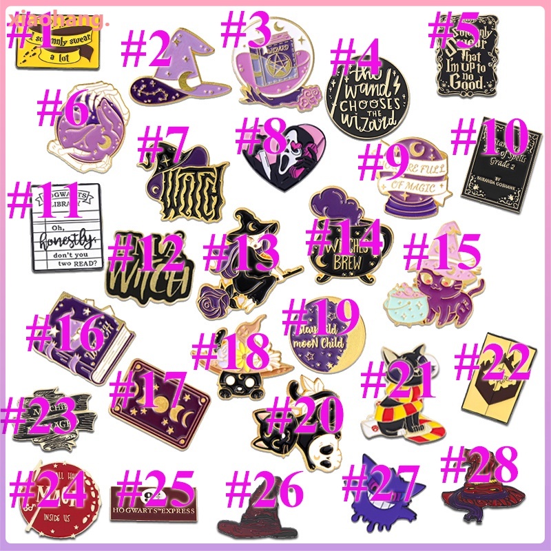 Huy Hiệu Cài Áo Hình Mèo / Mặt Trăng Trong Phim Harry Potter