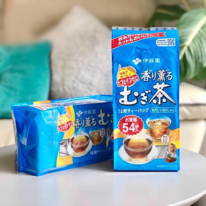 Trà lúa mạch túi lọc Mugi Nhật Bản 54 gói date 2/2024