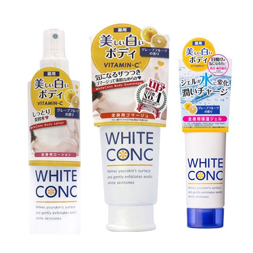 Bộ sản phẩm trắng da white ConC