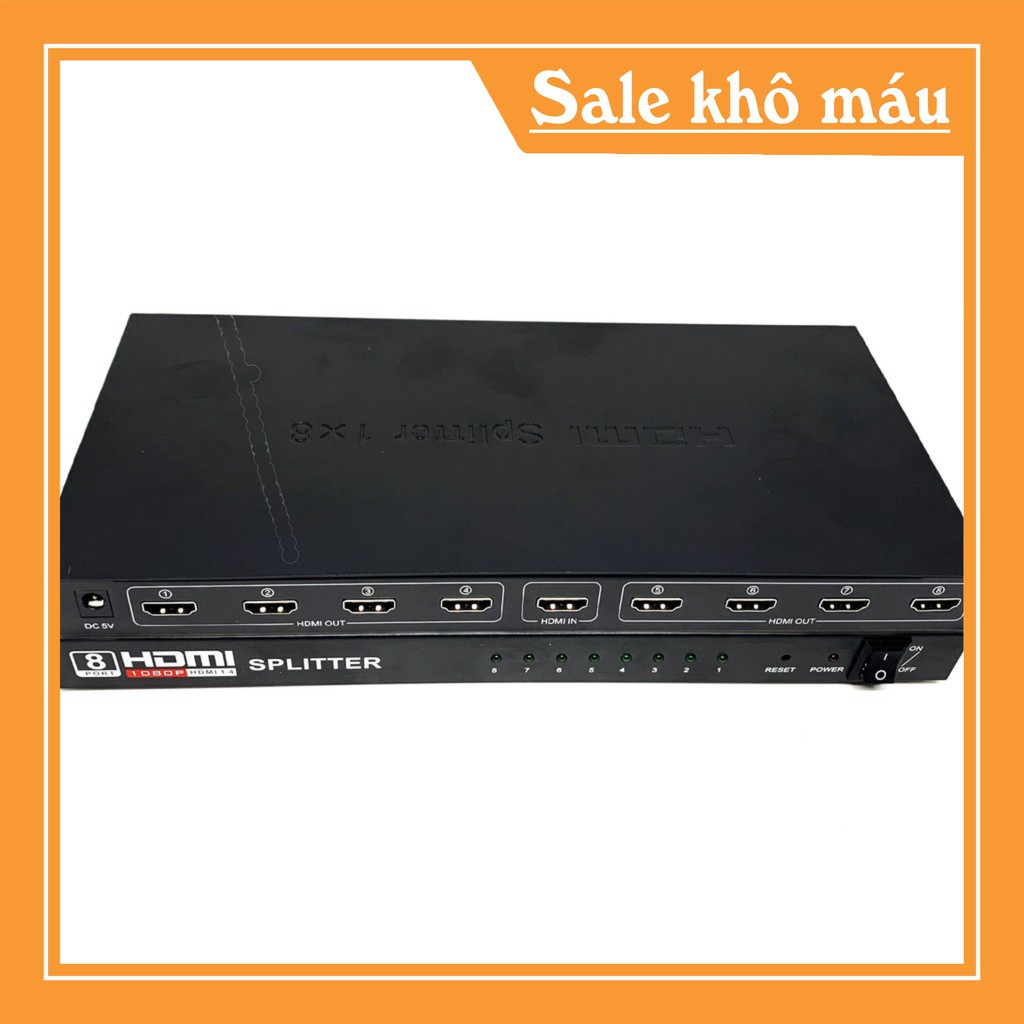 Bộ chia 1 ra 8 chính hãng (Xả Kho) Bộ chia HDMI 1/8  ĐẢM BẢO CHẤT LƯỢNG.BCH3 .c