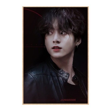 Tranh Sơn Dầu Số Hoá Ca Sĩ JungKook của BTS, Tranh Tô Màu Theo Số Ca Sĩ JungKook of BTS
