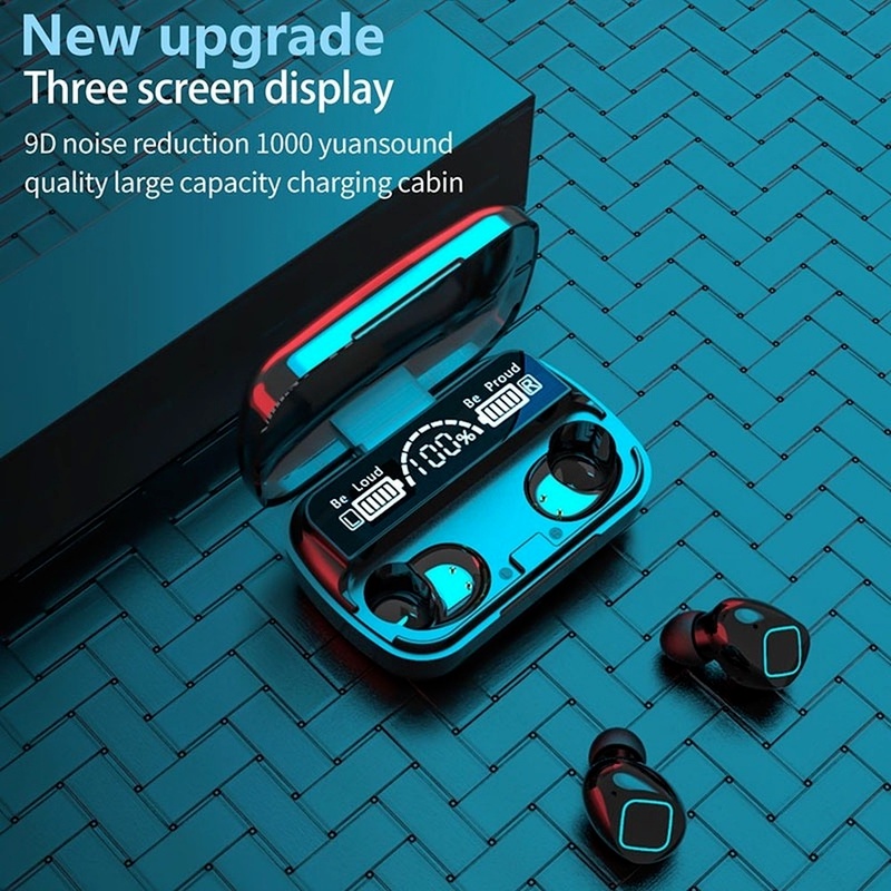 Tai nghe không dây TWS V5.1 M10 Âm Thanh Stereo HD Và Phụ Kiện