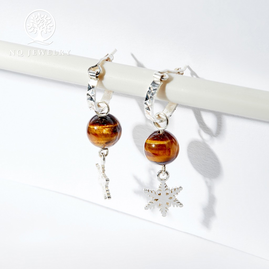 Bông tai hoa tuyết - NQ Jewelry