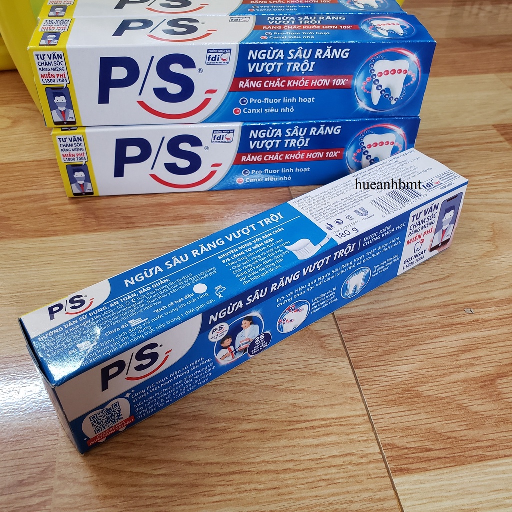 Kem đánh răng P/S Ngừa Sâu Răng Vượt Trội 180g