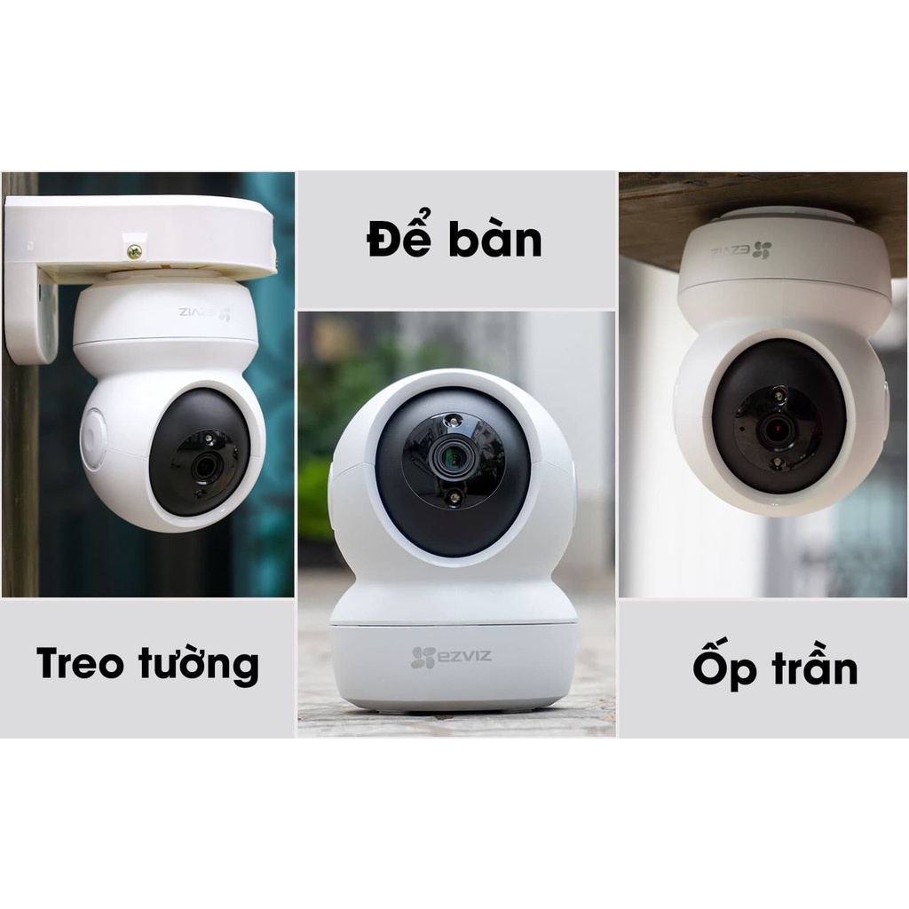Camera WiFi Trong Nhà Ezviz C6N 2MP 1080P / 4MP 2K Siêu Net - Xoay 360 độ Chính Hãng