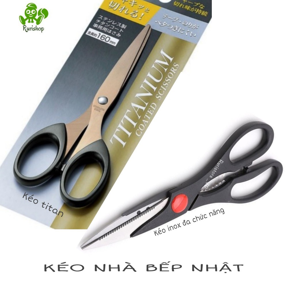 Kéo nhà bếp Nhật Bản_Chất liệu Titanium, inox