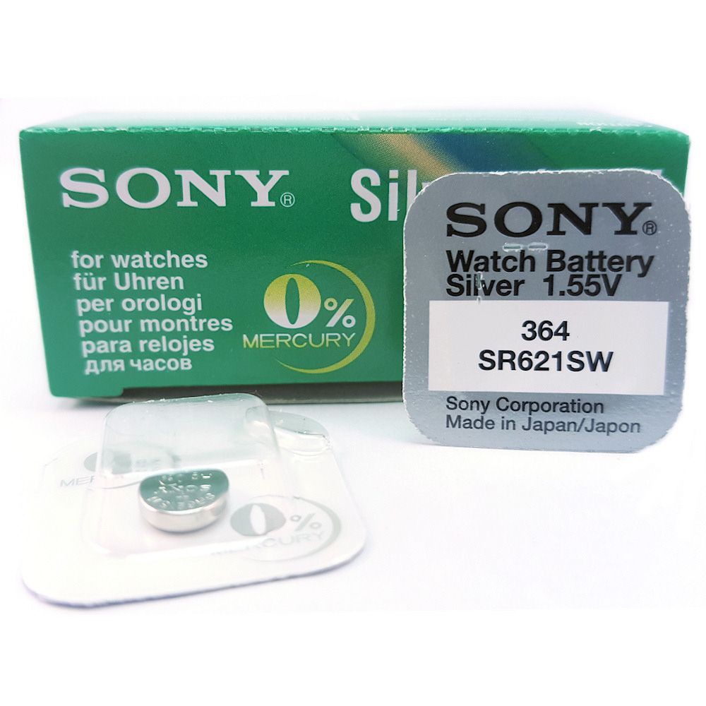 Pin Đồng Hồ Đeo Tay Sony SR621SW - SR621 - 621 - 364 - AG1 - LR621 Chính Hãng Giá Rẻ