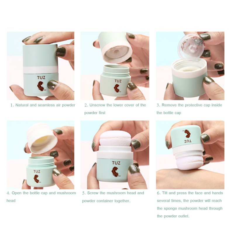 [Hàng mới về] Phấn Phủ Dạng Bột Cố Định Lớp Trang Điểm Kháng Nước Kiềm Dầu Và Làm Sáng Tông Da | BigBuy360 - bigbuy360.vn