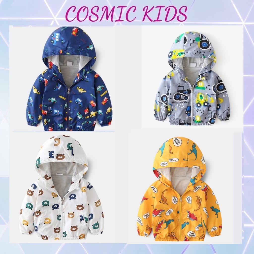 🔆Áo khoác gió lót cotton cho bé trai bé gái size đến 8.5 tuổi