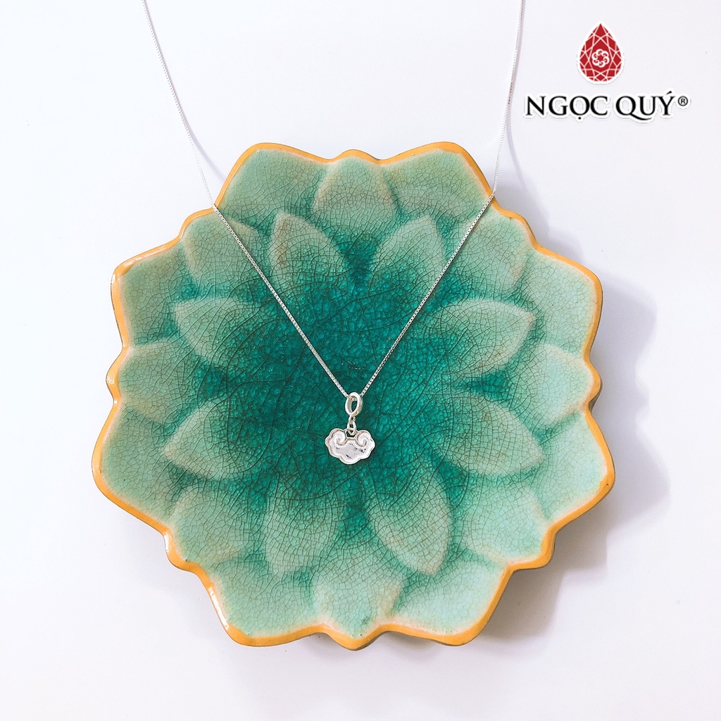Dây chuyền bạc mặt khóa như ý - Ngọc Quý