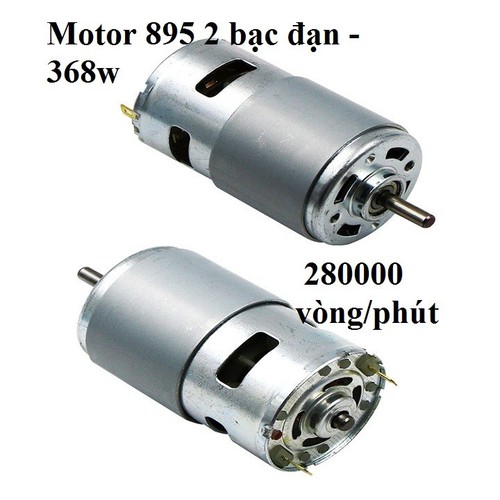 Motor 895 2 bạc đạn 368w chế máy khoan mạch, máy cắt, máy mài, máy bơm nước, quạt gió