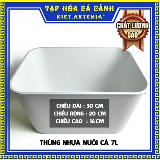 Thùng nhựa nuôi cá, khay nhựa nuôi cá guppy, betta