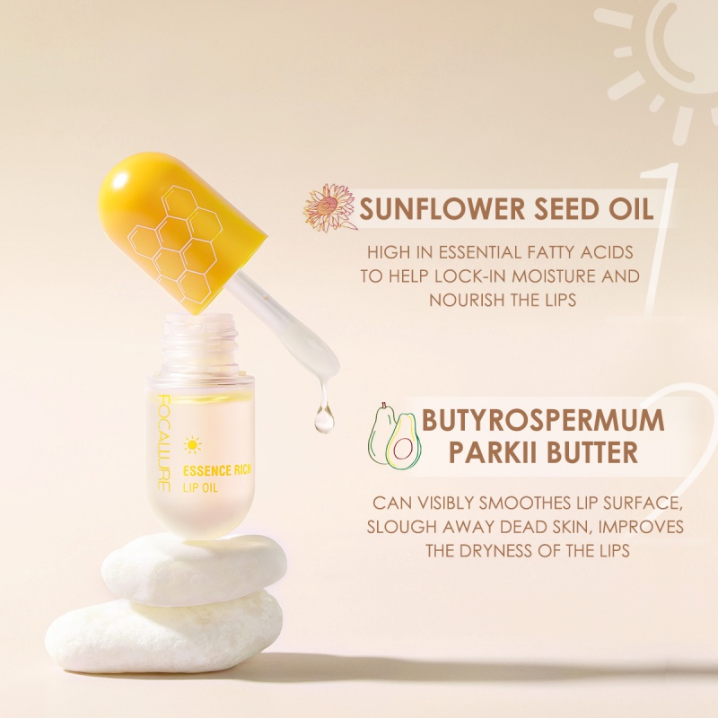 Dầu Dưỡng Môi Focallure Giúp Dưỡng Ẩm Và Làm Mờ Nếp Nhăn Hiệu Quả