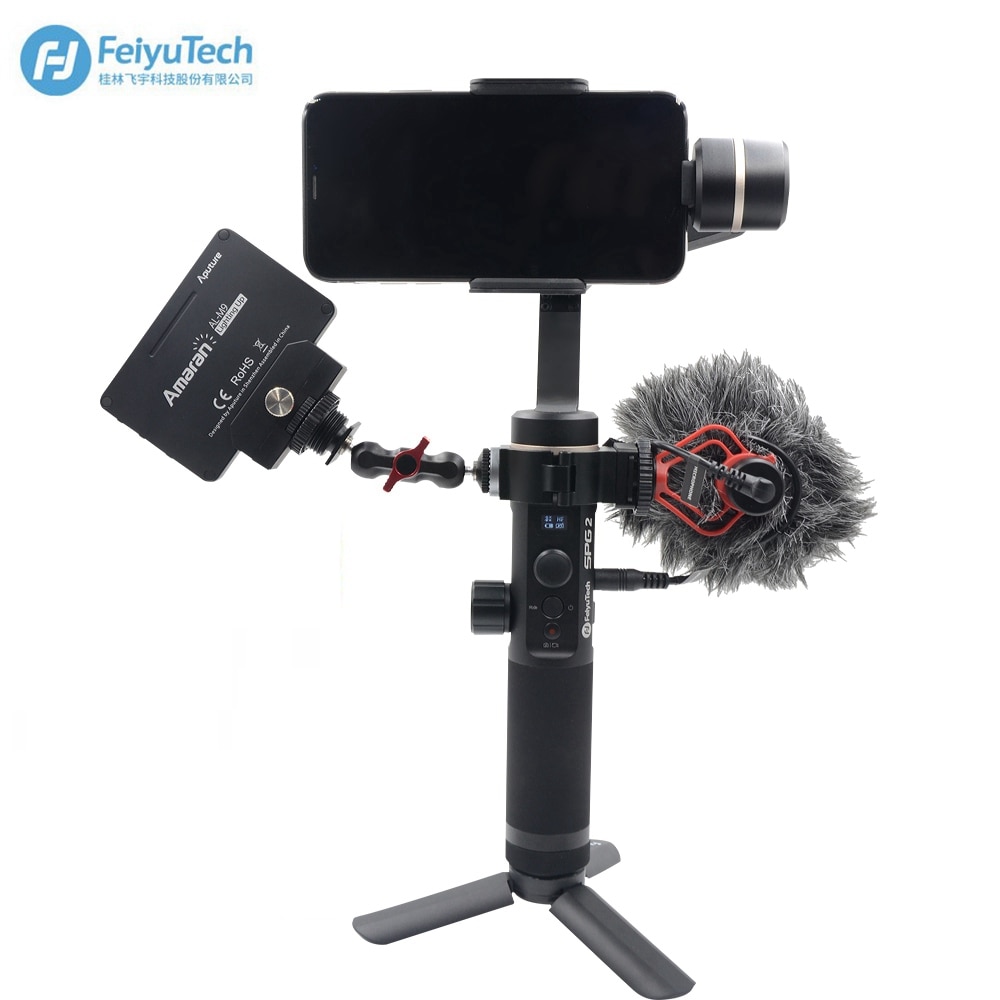 Ngàm gắn hai đầu bi Mini đa năng với ốc vít 1/4 inch cho máy ảnh DSLR LCD