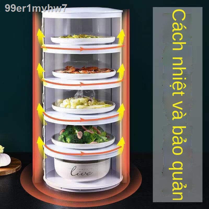 ㍿♀Nắp đĩa cách nhiệt gia đình, nắp đậy thực phẩm, nắp đậy bụi, nắp đậy thức ăn thừa, nắp đậy bát đĩa nhiều lớp, có thể g