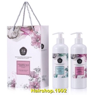 Cặp dầu gội dầu xả tái sinh phục hồi chống gãy rụng HE TEPI * 500ml