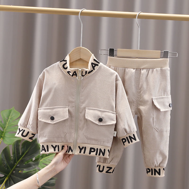 Hàng Có Sẵn Bộ Đồ Phong Cách Phương Tây Thời Trang Xuân Thu Mới Cho Bé Trai